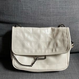 Zara white shoulder bag